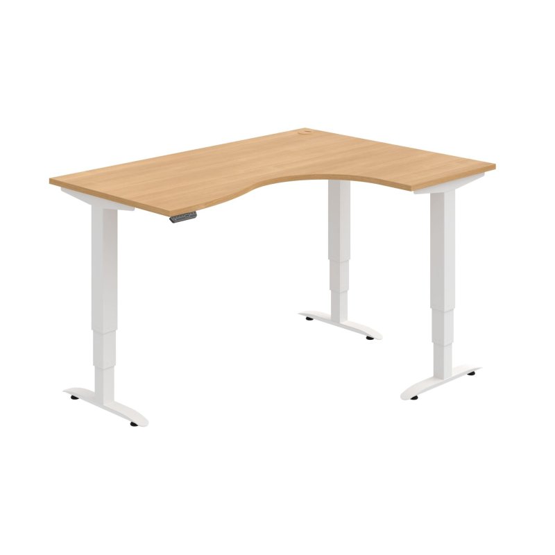MST 3M 2005 L Ergo elektr. stav. stůl 160 x 120 cm, levý, paměť. ovlad.