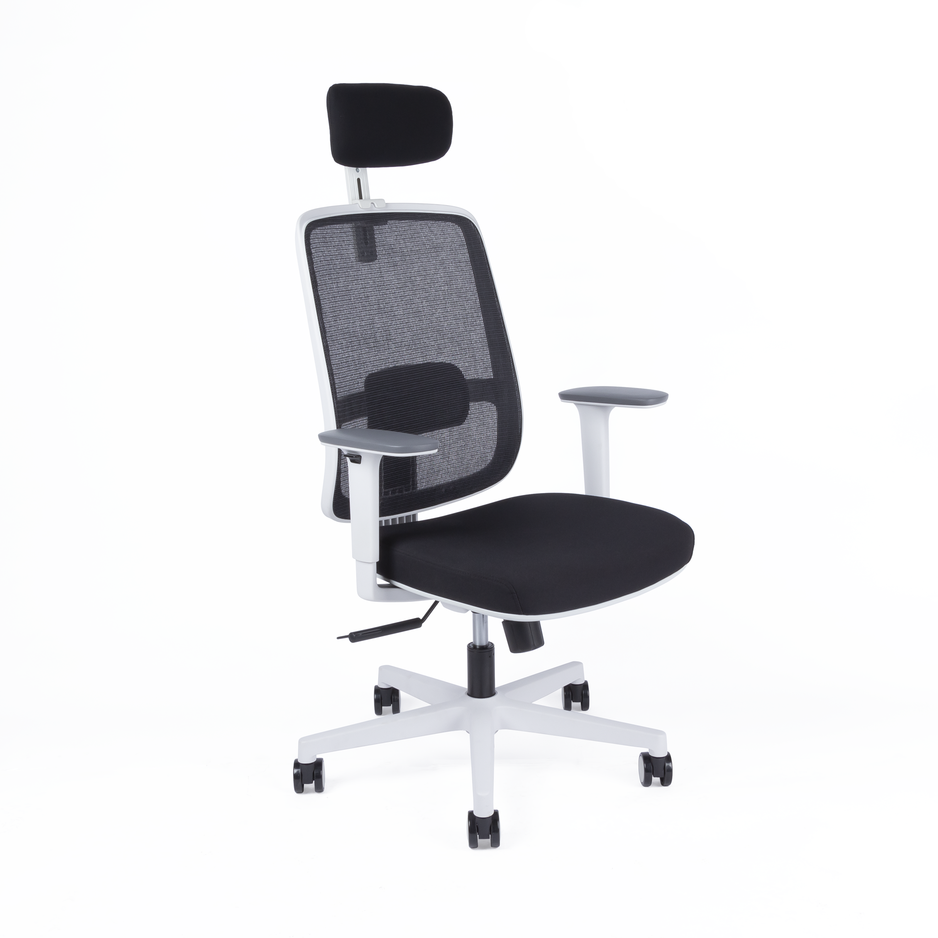 CANTO WHITE SP Bílá barva plastů zvýrazní elegantní linie kancelářské židle CANTO WHITE. Svěží design tak jednoznačně ctí současný moderní trend.