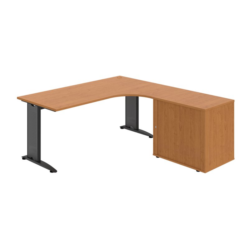 FE 1800 60 HR L - Kancelářské stoly Hobis Flex – elegantní a praktické