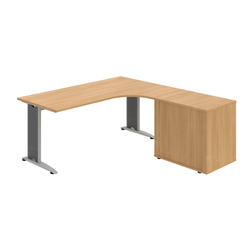 FE 1800 60 HR L - Kancelářské stoly Hobis Flex – elegantní a praktické
